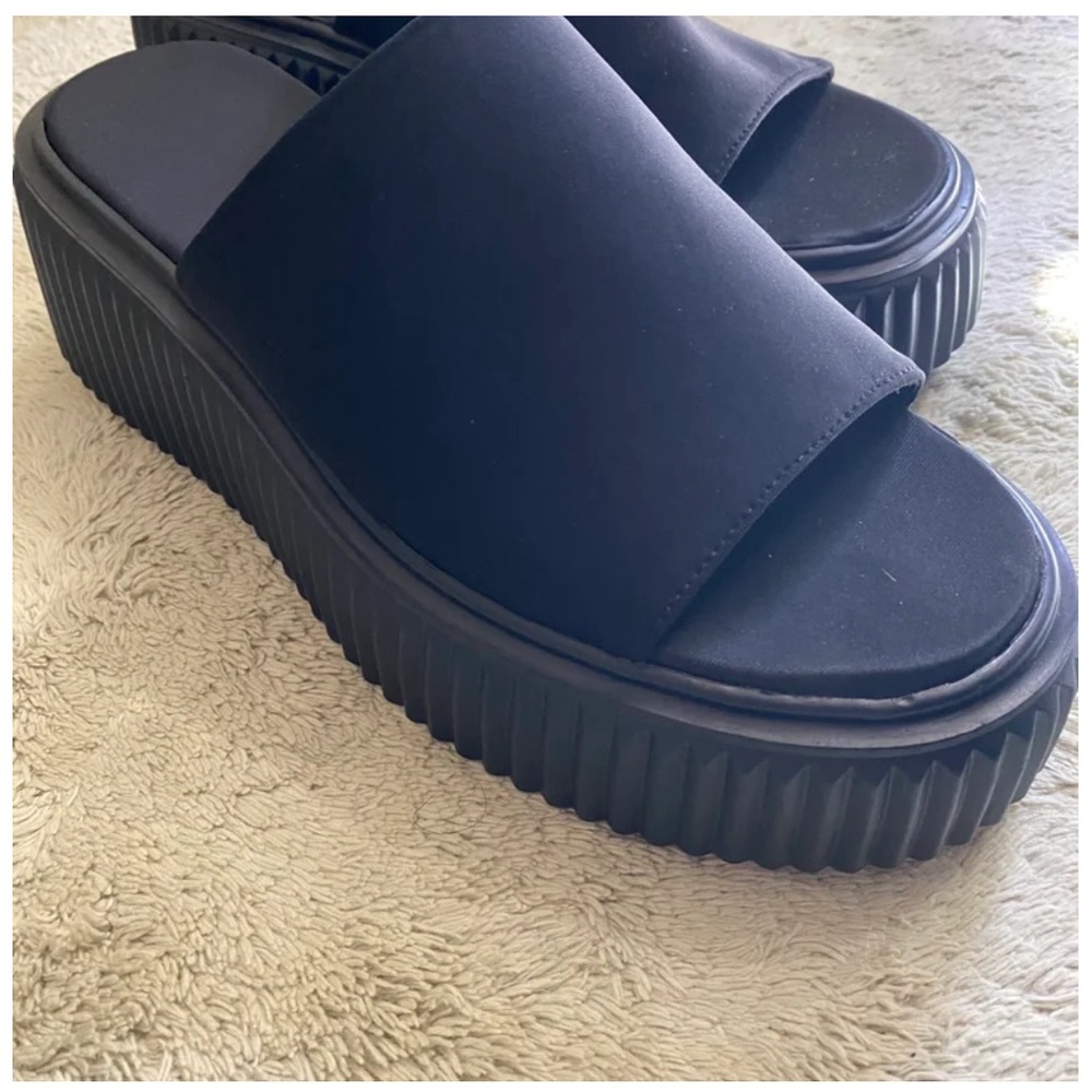Black Platform Sandals